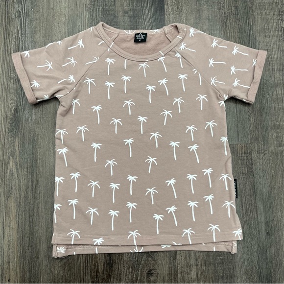 Trilogy Palm Tree Print Kids Shirt - Picture 1 of 6